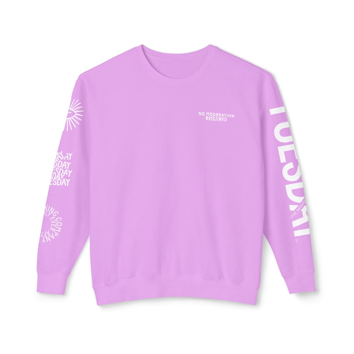 NO MODERATION REQUIRED CREWNECK